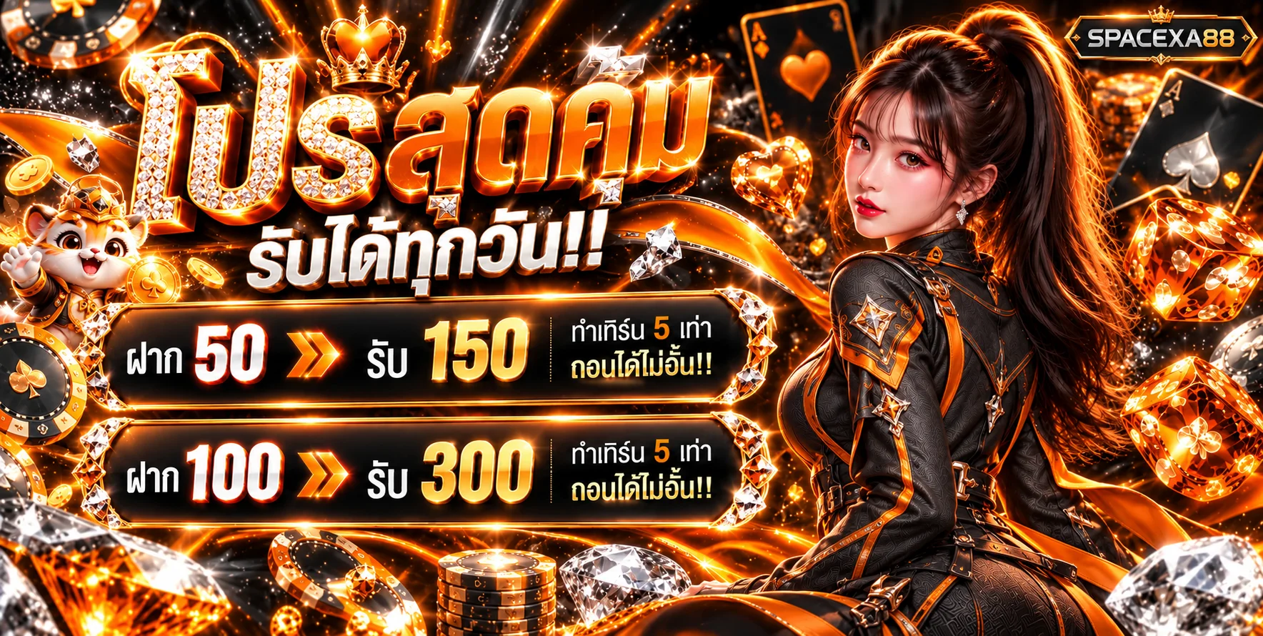 SPACEXA88 เว็บสล็อต คาสิโนออนไลน์ ฝากถอนออโต้